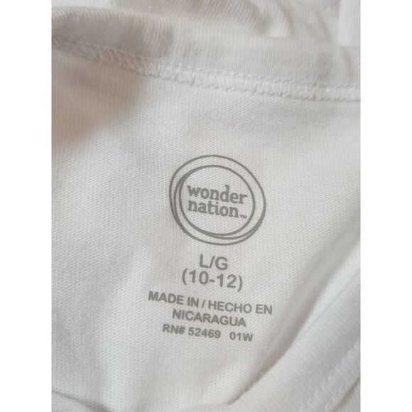 Youth Large 10/12 – 5-Pack White Long Sleeve Shirts – Great for Tie Dye - Picture 4 of 4